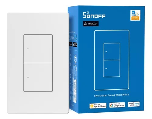 SONOFF SwitchMan Smart Wall Switch-M5 US 2C Matter (White)