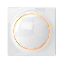 BARO Walli Dimmer is a smart wall dimmer designed to control light source via Z-Wave network.  It measures active power and energy consumed by the controlled load.  You can install it with provided cover plate and switch button or other compatible.